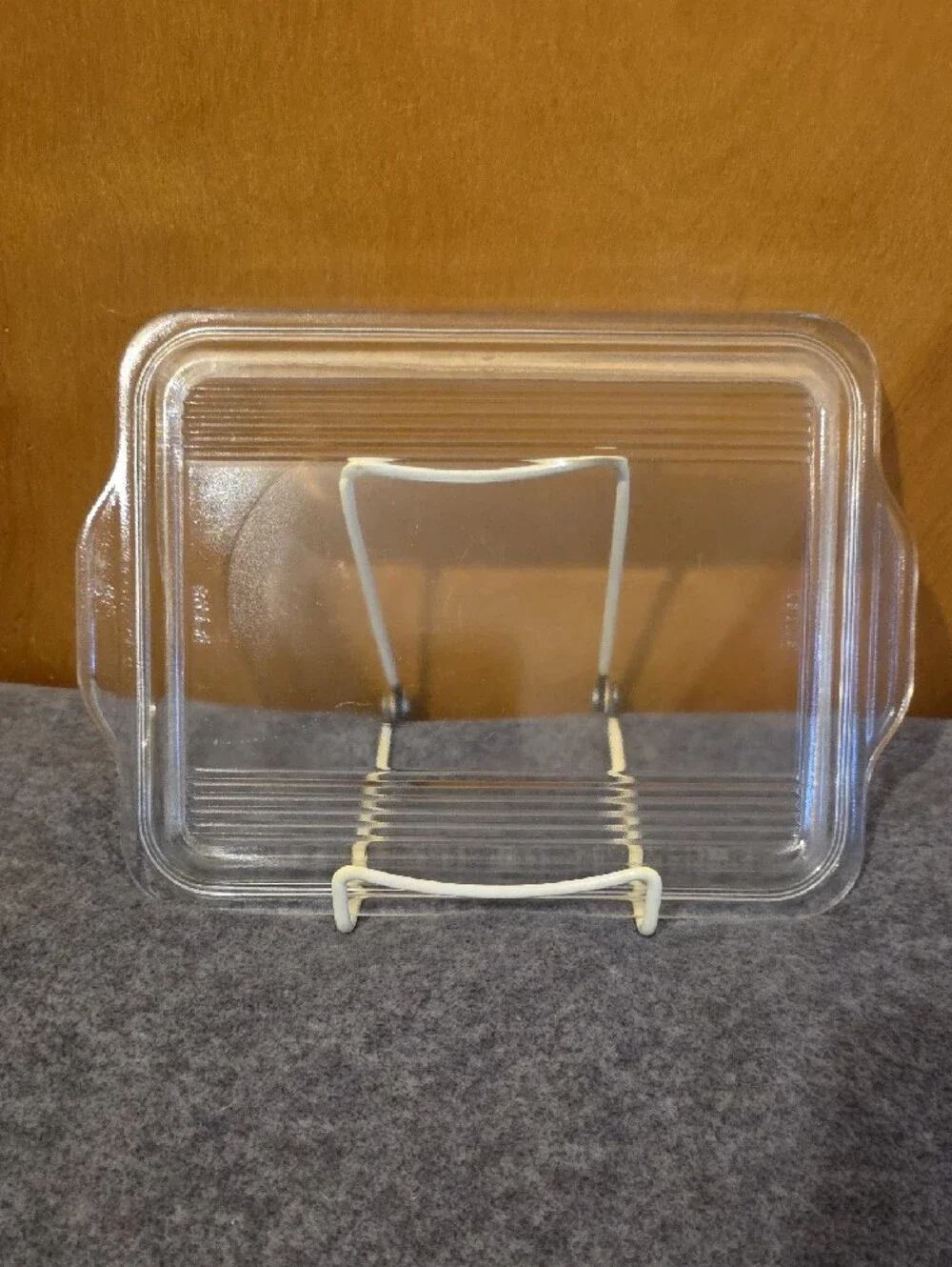 Vintage Clear Glass Pyrex 503-C Refrigerator Jar LID ONLY